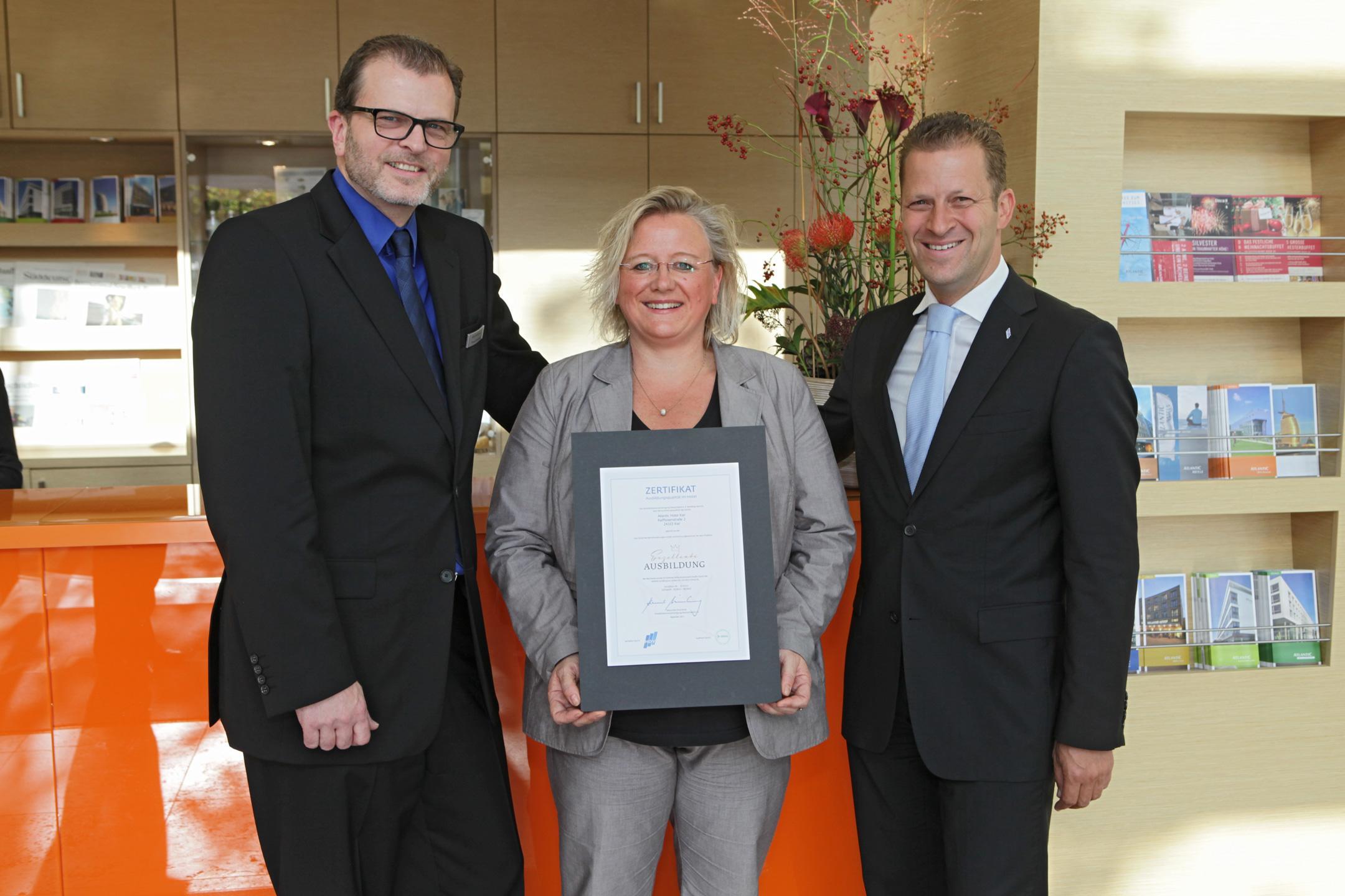 ATLANTIC Hotel Kiel Exzellente Ausbildung ATLANTIC Hotel Kiel Exzellente Ausbildung