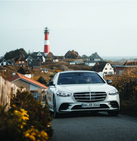 Bild von einem Mercedes auf Sylt 