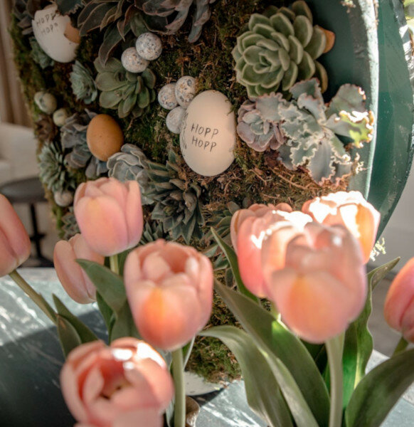 Blumendekoration zu Ostern im Severin*s Resort & Spa auf Sylt