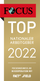 Auszeichnung Focus Top Nationaler Arbeitgeber 2022