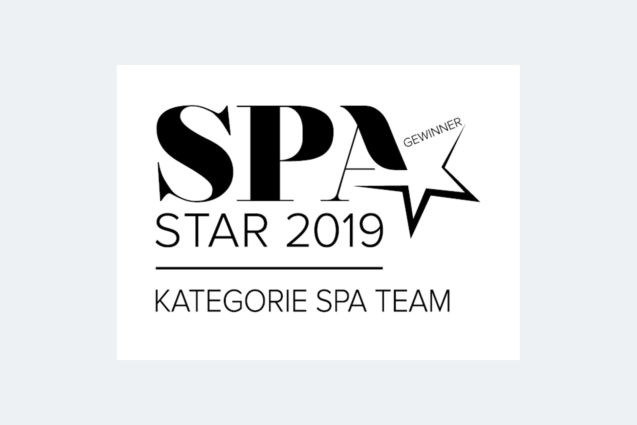 SPA Star Award - Severin´s Resort & Spa Logo SPA Star Award 2019