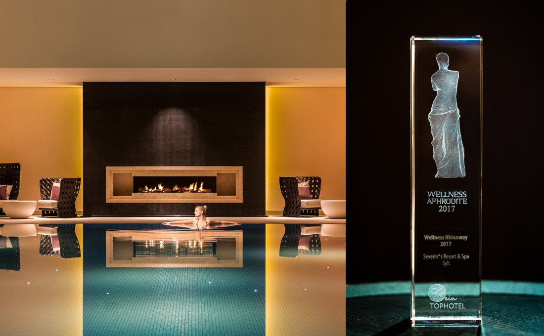 Wellness Aphrodite bestes „Wellness Hideaway 2017“ Wellnesshotel Sylt