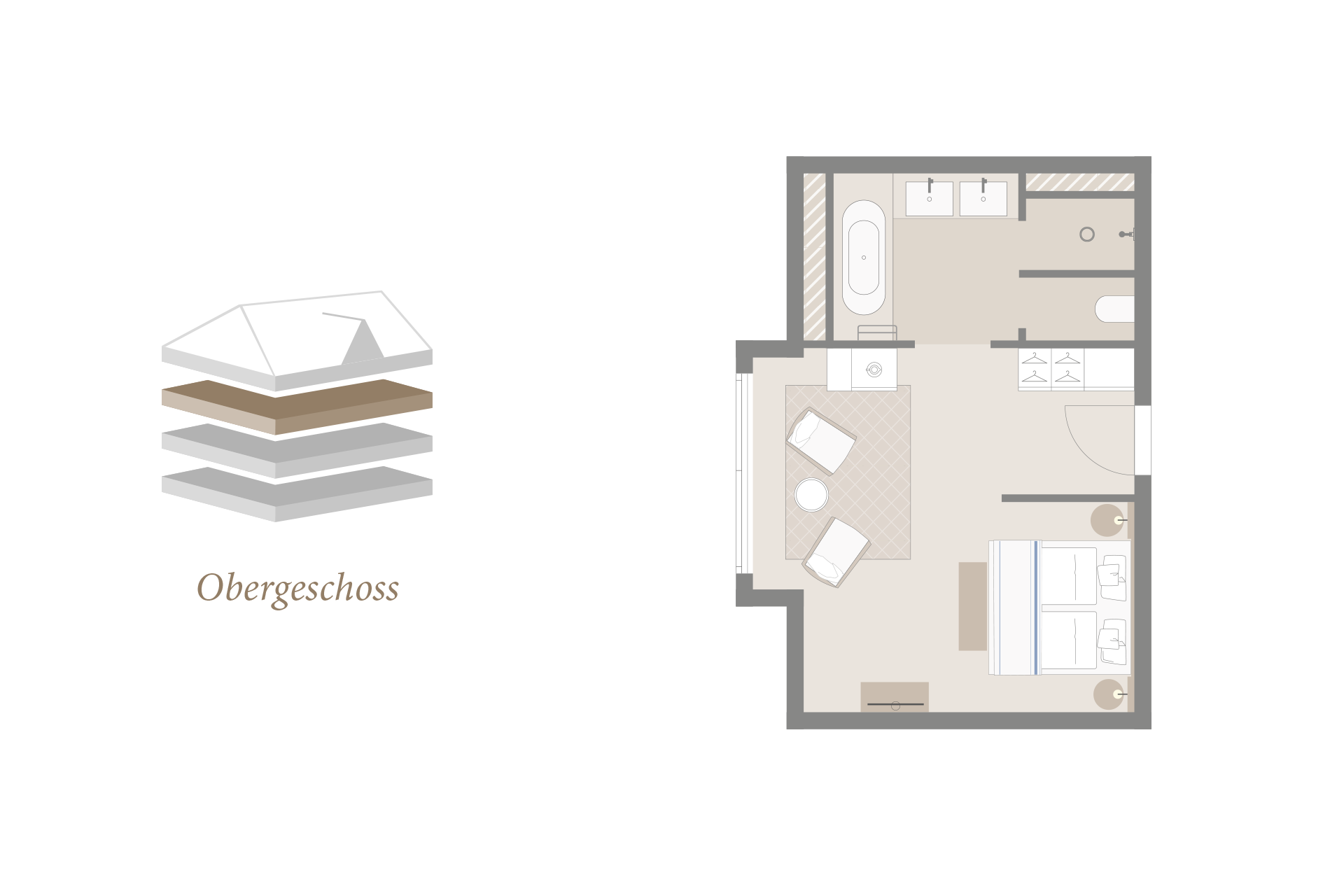 Groundplan Severin*s Double Room Superior 231 