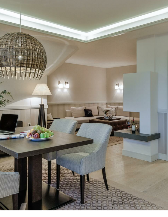Severin*s Suite Wohnbereich & Essbereich Luxus Hotel auf Sylt
