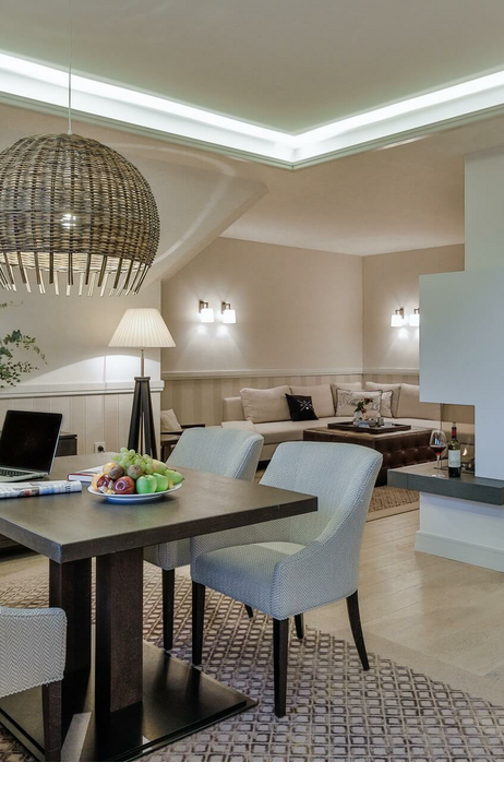 Severin*s Suite Wohnbereich & Essbereich Luxus Hotel auf Sylt