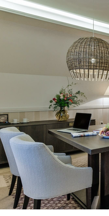 Severin*s Suite living area & dining area 5 star hotel Sylt