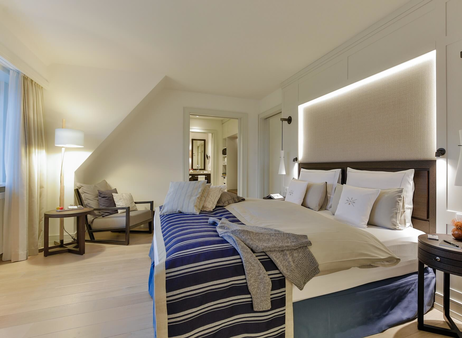 Senior Suite bedroom Severin*s Resort & Spa luxus hotel