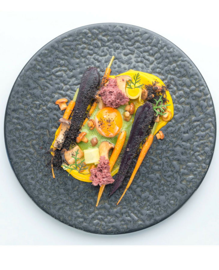 Restaurant Tipken's by Nils Henkel | Dish: Primal carrot with quail egg