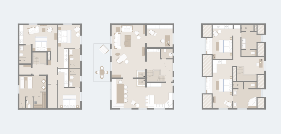 Groundplan of the House Severin*s Plus - Severin*s Resort & Spa on Sylt