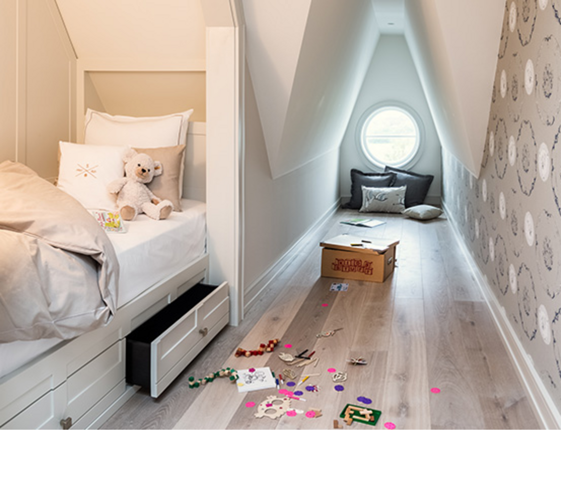 Children's bed in a maisonette Family Suite of the Hotel Severin*s Resort and Spa on Sylt