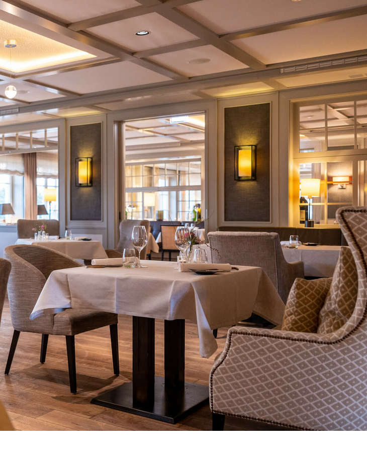 Gemütliche Atmosphäre im Restaurant Tipken's by Nils Henkel | Severin*s Resort & Spa Sylt