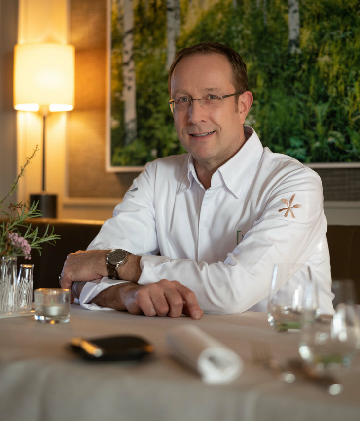 Portrait of top chef Nils Henkel