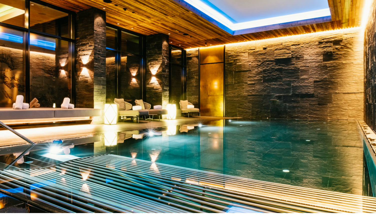 Pool in the Severins hotel in Lech