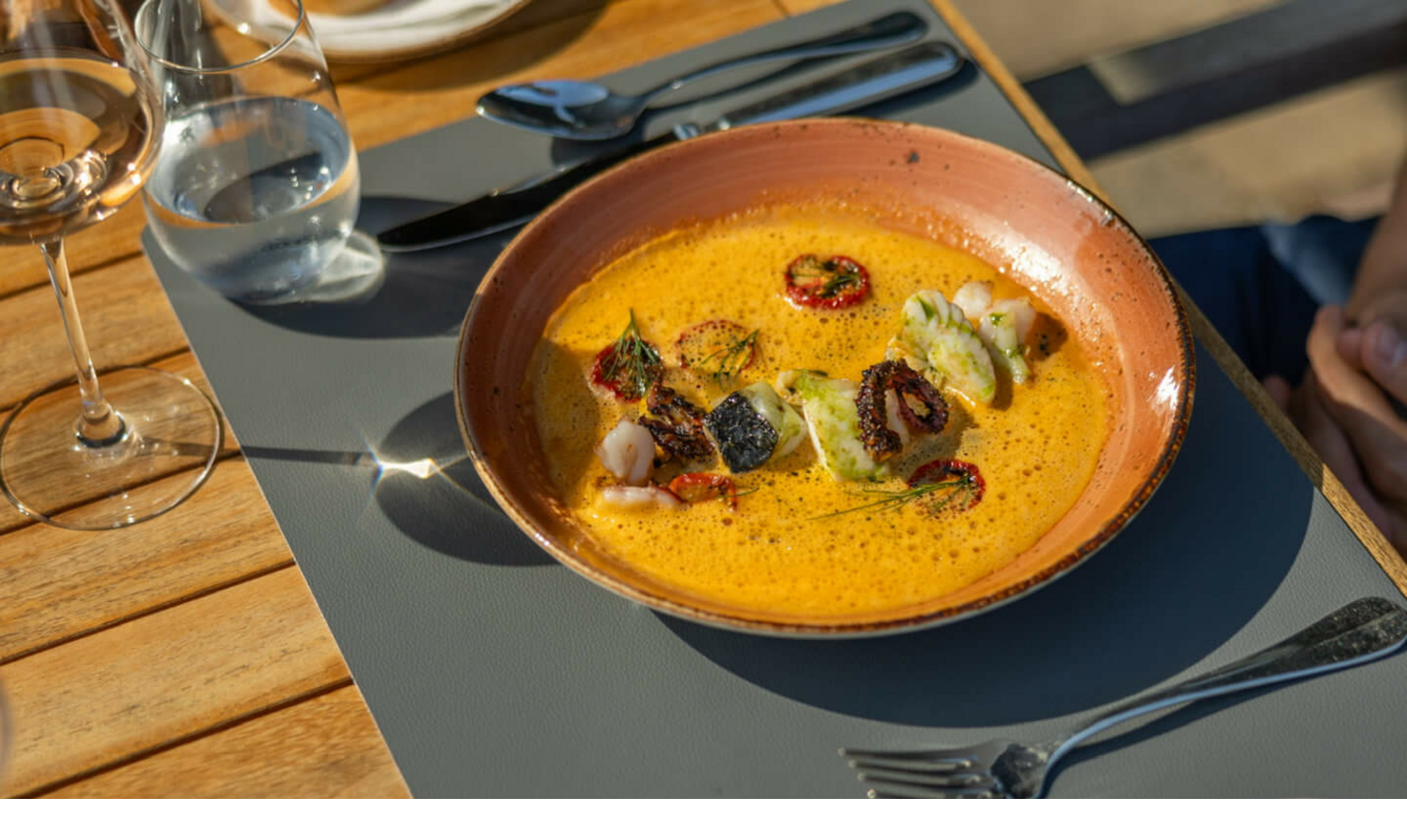 Gericht im Restaurant Hoog Gericht im Restaurant Hoog