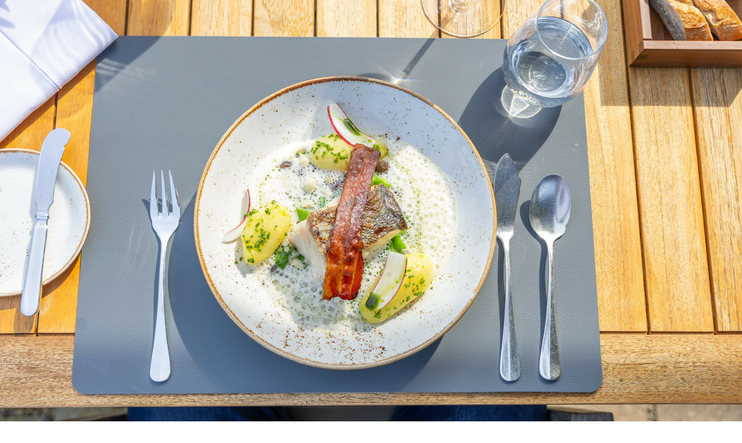 Dish at Restaurant Hoog on Sylt Dish at Restaurant Hoog on Sylt