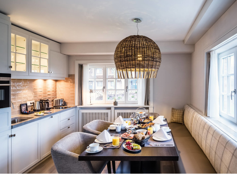 Küche im Haus im Severin*s Resort & Spa auf Sylt