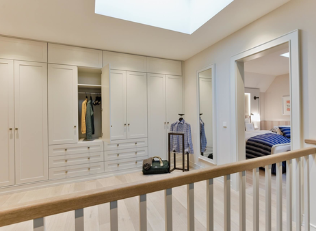 Maisonette Family Severin*s Suite floor with big wardrobe hotel Sylt