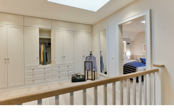 Maisonette Family Severin*s Suite floor with big wardrobe hotel Sylt