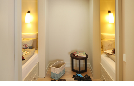 Maisonette Family Suiten bed for kids Severin*s Resort & Spa hotel Sylt