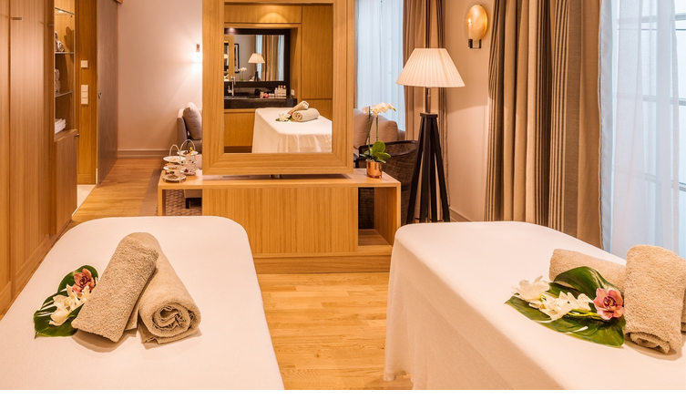 General view of the private spa at Hotel Severin*s on Sylt
