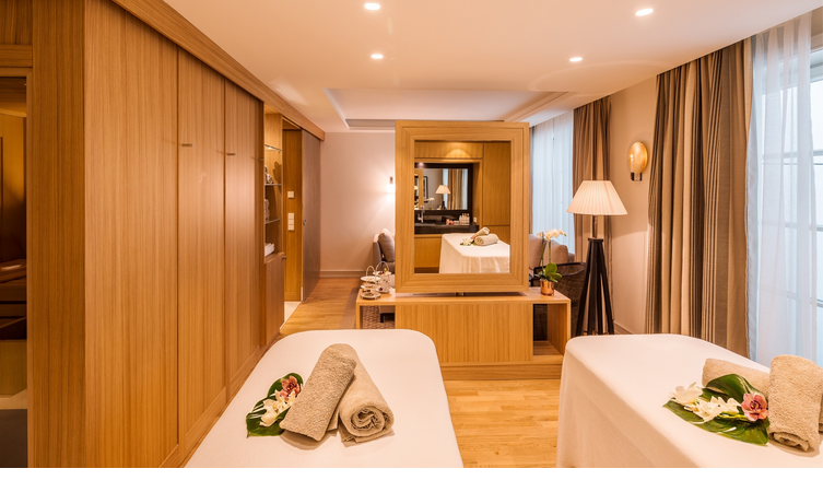 General view of the private spa at Hotel Severin*s on Sylt