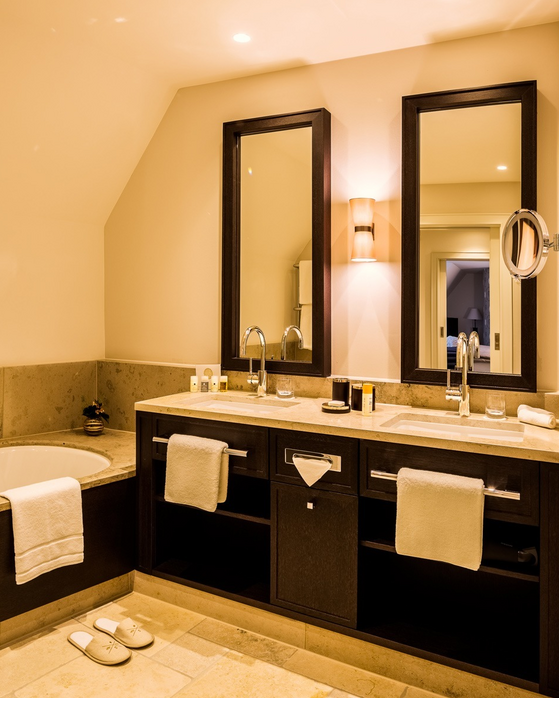 Badezimmer der Senior Suite im Hotel Severin*s Resort und Spa in Keitum