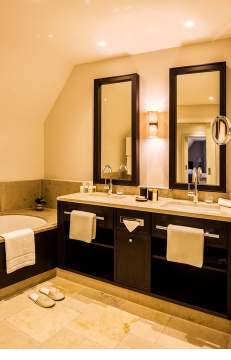 Badezimmer der Senior Suite im Hotel Severin*s Resort und Spa in Keitum