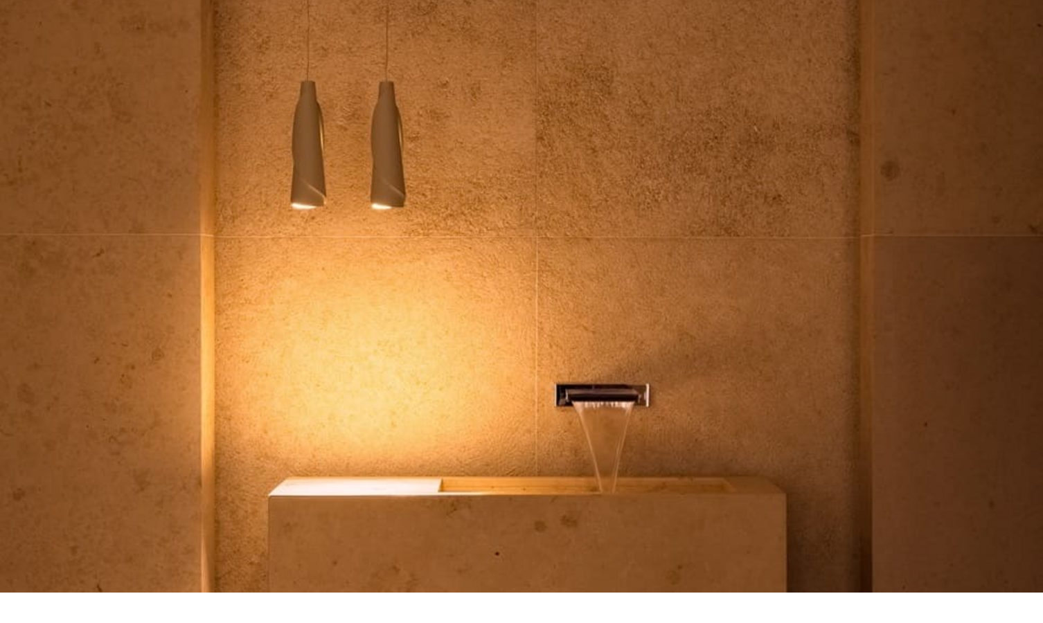Wasserbecken zur Erfrischung im SPA-Bereich des Hotel Severin*s Resort und Spa auf Sylt