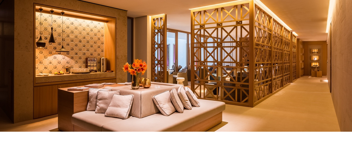 Interior view of the Spa Cafe of the Hotel Severin * s on Sylt