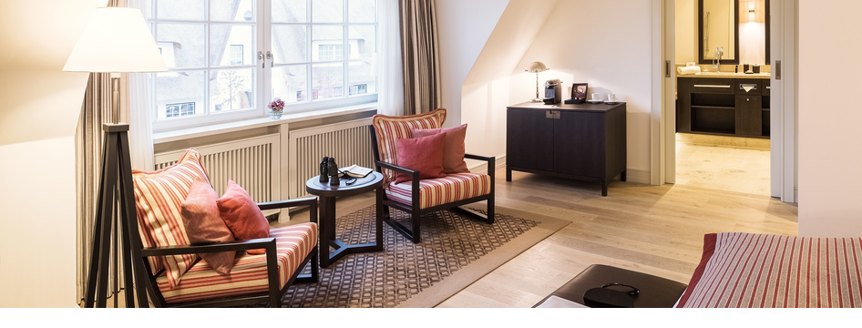 Innenansicht eines Superior Doppelzimmers im Hotel Severin*s Resort und Spa auf Sylt