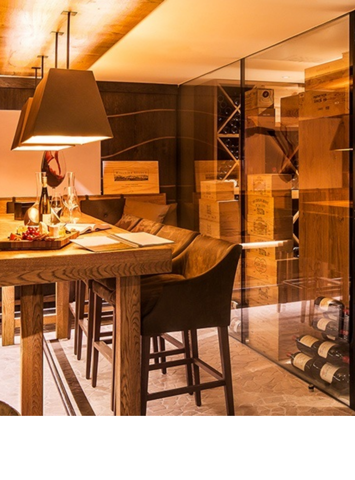 Exclusive wine cellar in the Hotel Severin*s Resort and Spa on Sylt