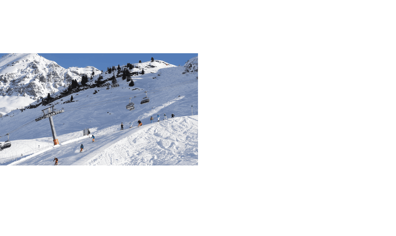 ski piste im winter seeverins hotel