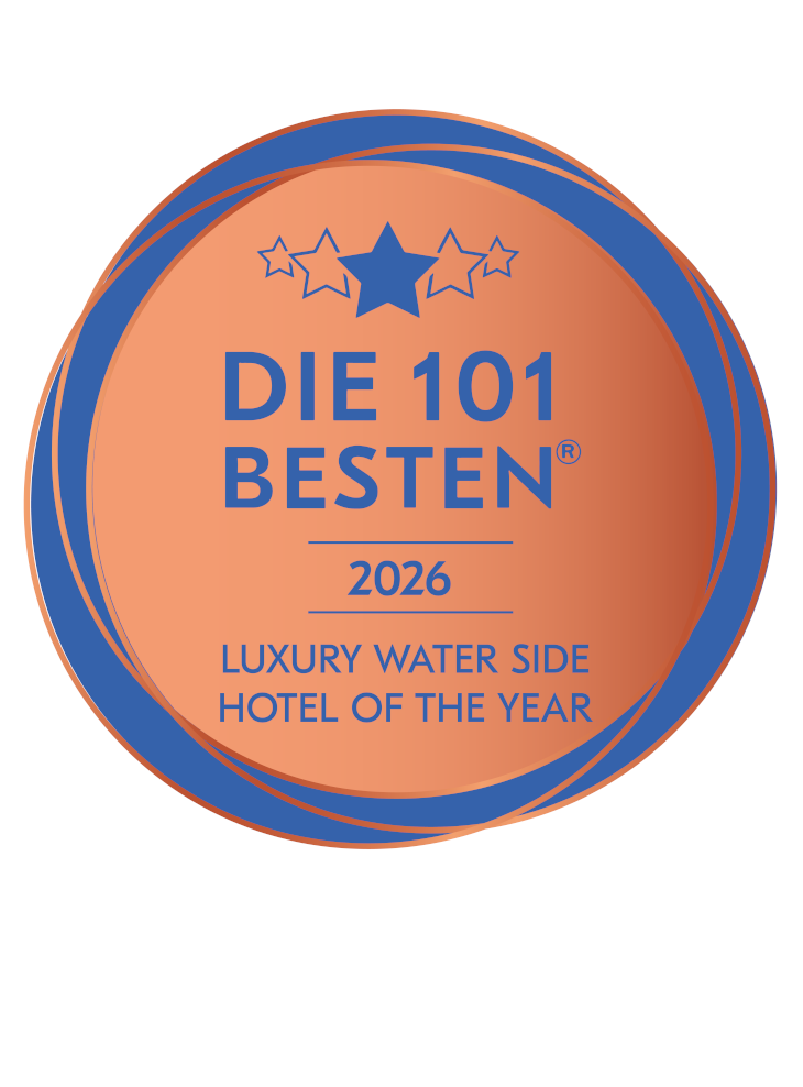 Das Siegel der 101 Besten Hotels Deutschlands 2026